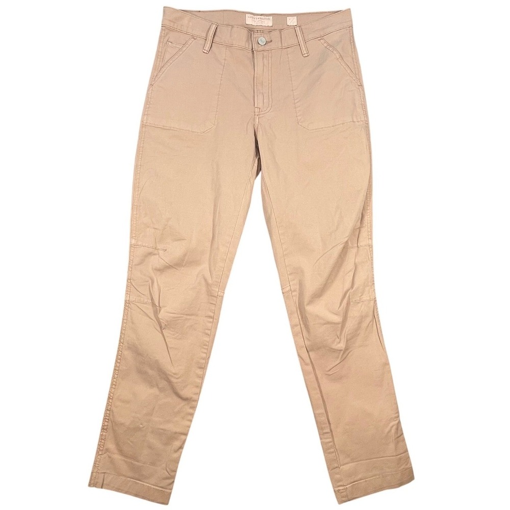 Lucky Brand Tan The Cargo Straight Leg Utility Pants Womens 4